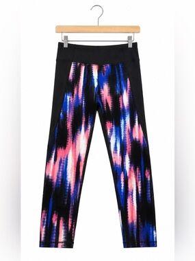 Calvin Klein Performance Wick Capri Leggings XS Psycho Red Combo